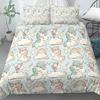 Милый мультяшный пододеяльник с единорогом размера queen и king, 3D-печать, мягкое постельное белье для детей, девочек, взрослых, 3 предмета с 2 наволочками