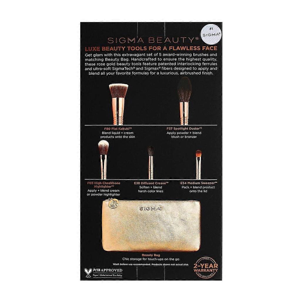 Sigma Beauty Iconic Brush Set - 5pc