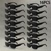 16pcs Vintage-Style Women'S Square Glasses PC Frame - Ideal for Parties Weddings Music Festivals Decorative Accessories