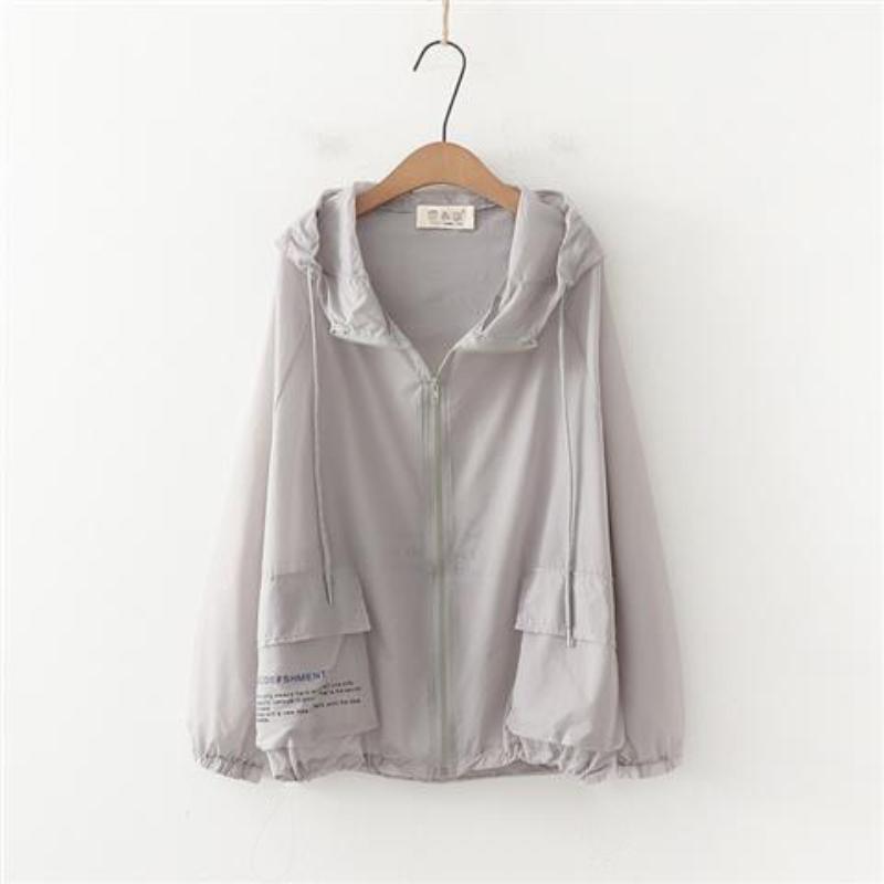 Женская солнцезащитная одежда, женские куртки, летние женские тонкие спортивные ветровки с длинными рукавами и капюшоном для занятий спортом на открытом воздухе