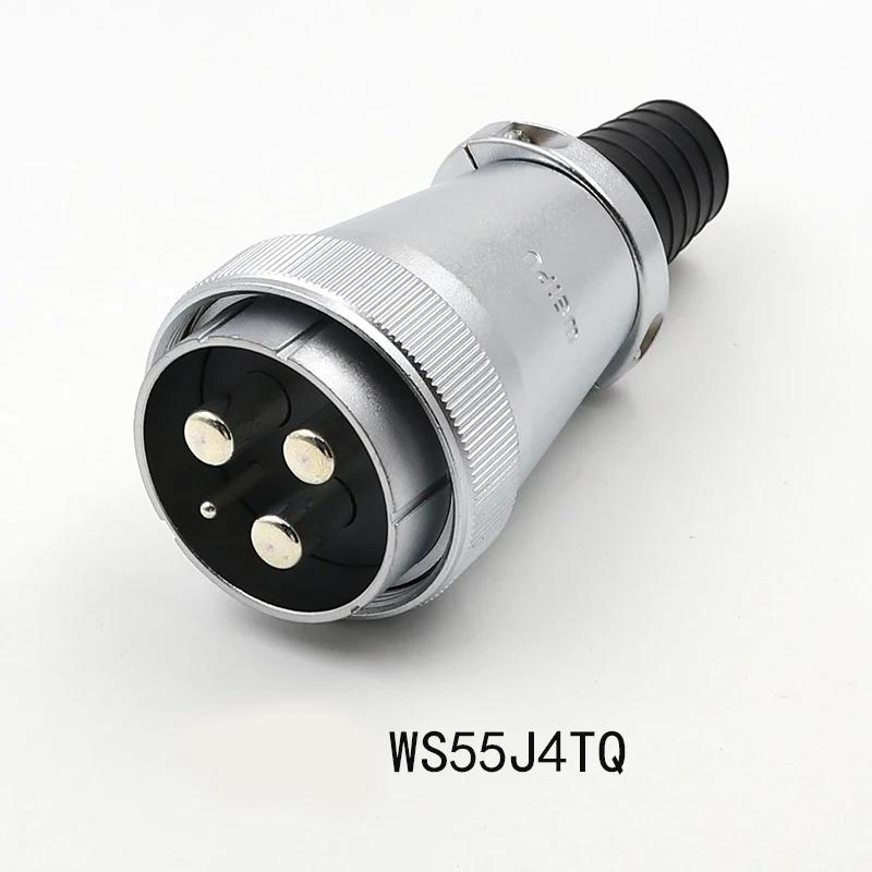 WS55 TQ+Z Водонепроницаемый IP65 Автомобильный Разъем M55 Пайка Многожильный 4 7 40 53 61 Контактный Адаптер Питания Штекер Вилка Розетка