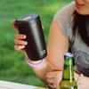 БУТЫЛКА БУТЫЛКА Тамблер 350 мл открывающийся и закрывающийся Вакуумная изоляция Термокружка для кофе и чая Сохраняет горячим и холодным Нержавеющая сталь Портативная кружка Бутылка