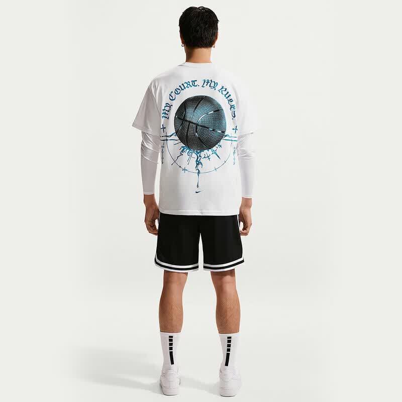 Nike Мужская вязаная рубашка с коротким рукавом