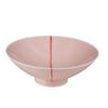 Плоская миска Hakusan Pottery Pink x Masahiro Mori Design Hasami Ware, сделано в Японии (Прибл.) 15 5,3 см Н-26