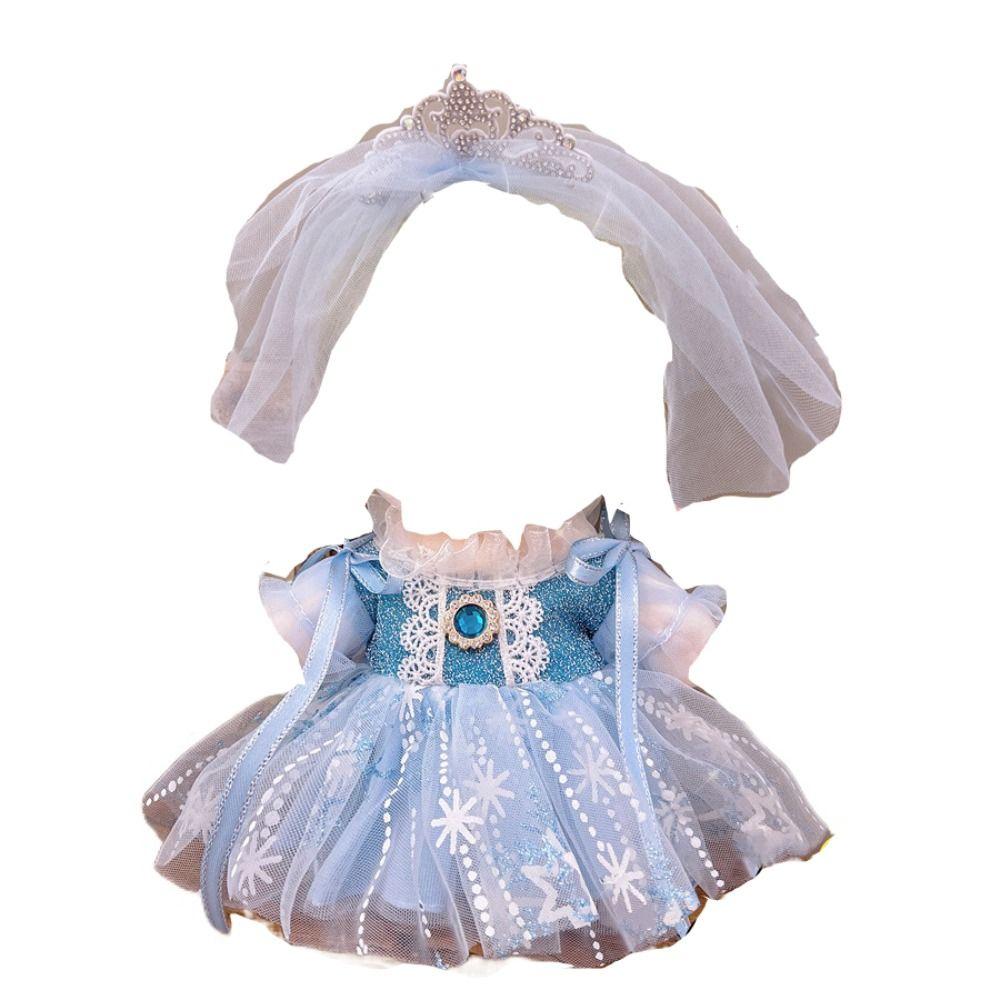 Academic Style 20cm Cotton Doll Dress Princess Skirt Plush Doll Clothes Doll Accessories