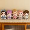 Cute 25cm Dress Up Cotton Dolls Plush Toy Stuffed Doll Kids Gift Decoration