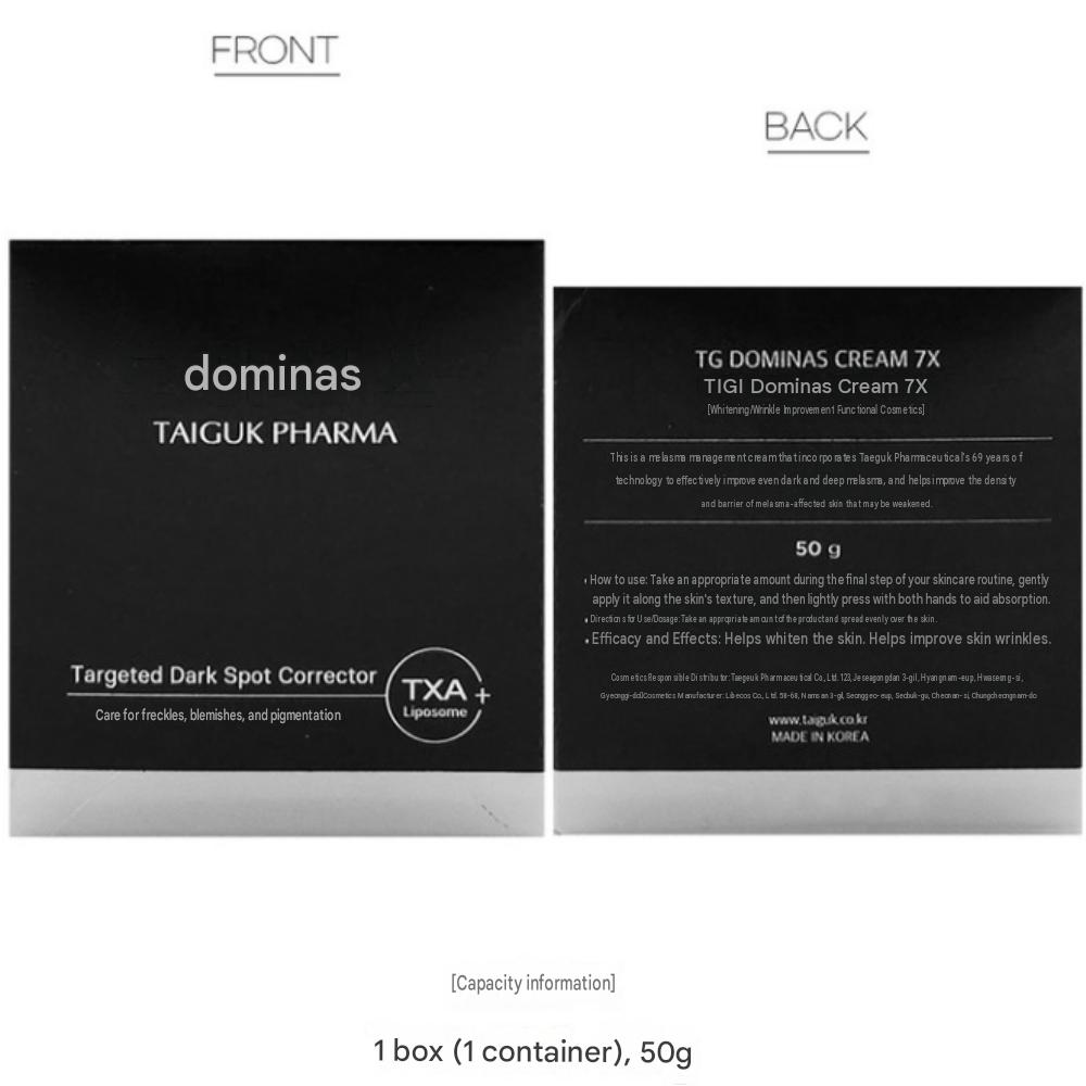 Taiguk Pharm TG Dominas Cream Tranexamic Acid 7X, 50g
