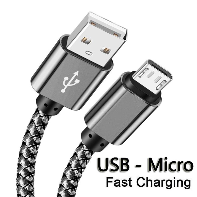 USB A Micro Cable Fast Charging Wire Mobile Phone Line USB Adapter Cable Cord For Samsung Xiaomi Andriod Mouse PS4 GamePad Data