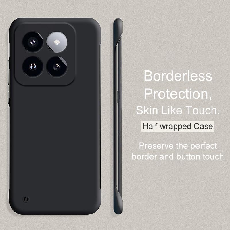 Ультратонкий жесткий чехол из ПК без рамок в карамельном цвете для Xiaomi Mi 14 13 13T 12 12X 12S 11 11T 11i 11X Pro Lite Ultra Back Cover Coque