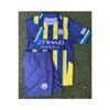Haaland Special Concept Jersey Blue Yellow Slilled And Collar Child 4-set Set Jersey-zyp