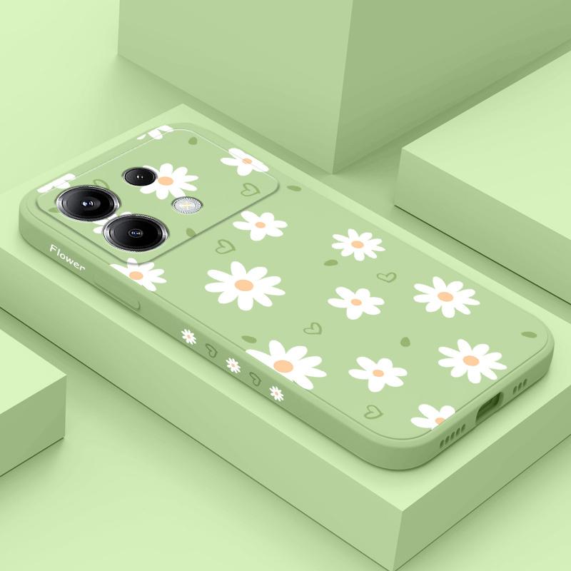Нежный чехол-ромашка для Xiaomi Poco F8 F7 X7 X6 F6 M6 M5 M5S F5 X5 F4 X4 M4 F3 M3 X3 Pro 4G 5G GT Силиконовый чехол
