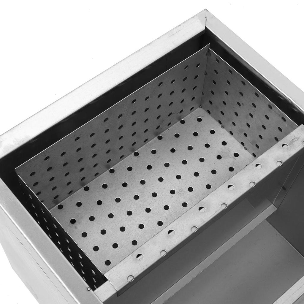 5000ml Stainless Steel Thickened for Restaurant Kitchen Wastewater Large Grease Trap Interceptor