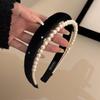 French High-end Double-layer Pearl Hair Band, Sponge Headband, Retro and Exquisite Hair Accessory