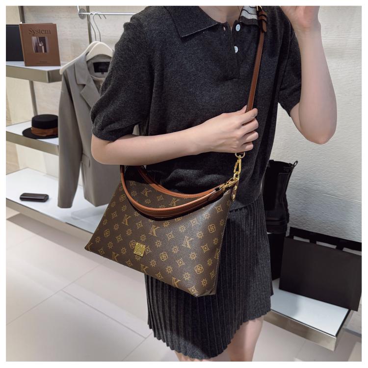 Ниша 2025 Мини-тоут: Высококачественная универсальная женская сумка кроссбоди с цветочным дизайном