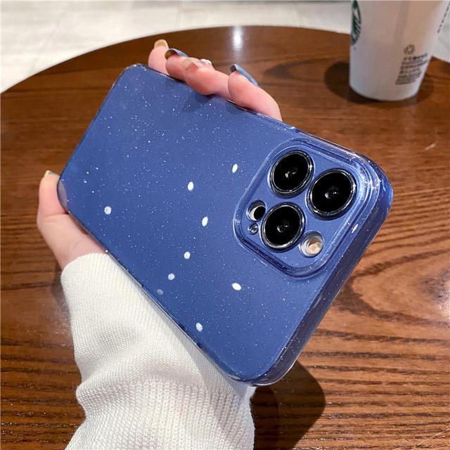 Сияющий блестящий противоударный чехол для телефона Iphone 14 13 11 12 Pro Max Xr Xs Max 13pro, мягкий силиконовый бампер, защитный чехол для линз