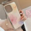 Spring Ins Watercolor Flowers Suitable for 16 Apple 15pro Max Mobile Phone Case Iphone 14 Drop Glue 13 Huawei 15