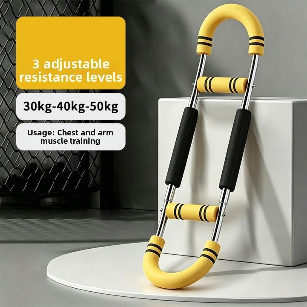 3 Adjustable Levels U-shaped Arm Exerciser Multi-Function Chest Expander  Fitness Equipment