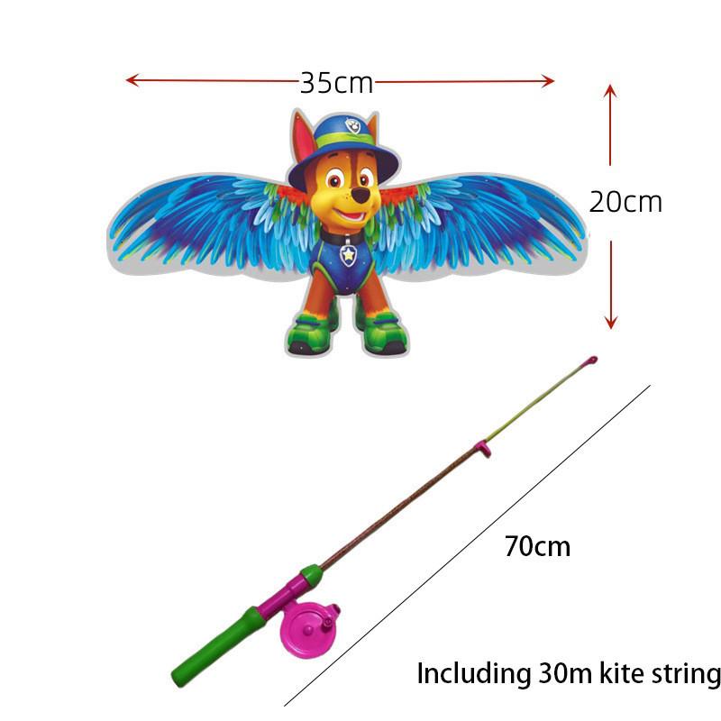 Техника изготовления воздушных змеев Вэйфан 35 см Динамичный Змей «Замороженная акула» Для детей