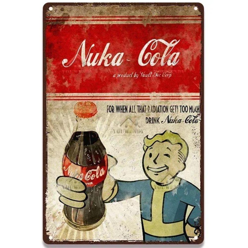 Металлическая жестяная табличка Coca-Cola Бар Декор стены 30x20см Ретро Винтажный Кафе Постер