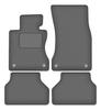 Велюровые графитовые коврики для: BMW 5 E60 RZEPY седан (2003-2010)