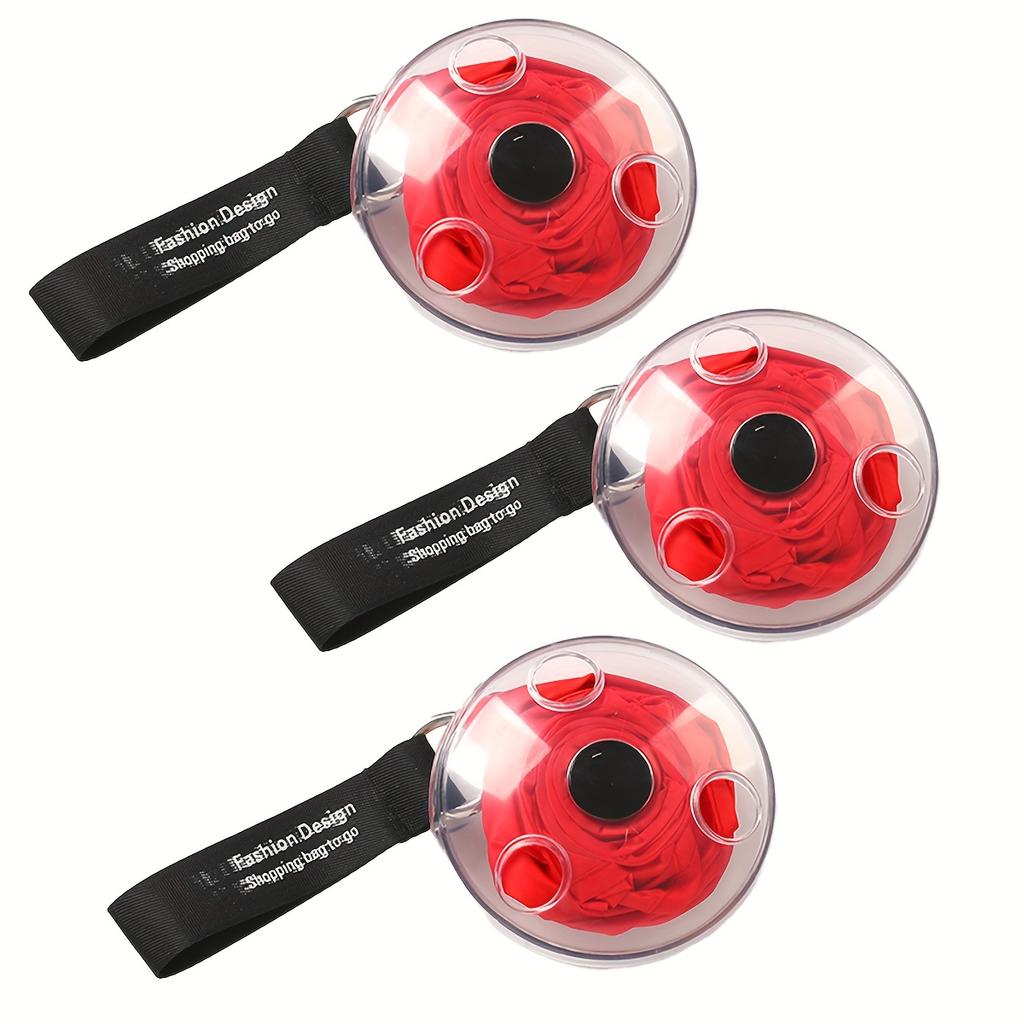 3pcs Collapsible Grocery Bags , Heavy Duty Folding Shopping Bags, Space Saving Design, Stackable, Lightweight , Portable for Supermarket, Travel