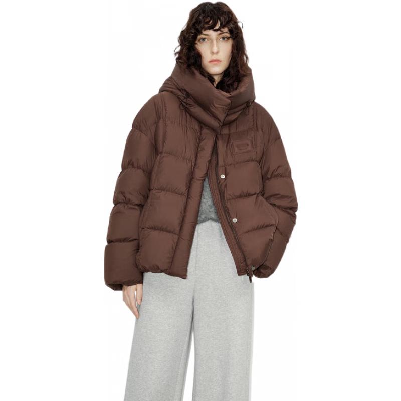 MO&Co. Women's Detachable Hood Puff Down Jacket