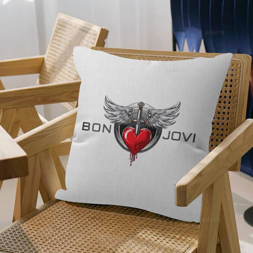 Классический винтажный B-BON J-JOVI BAND Кленовый Дизайн Наволочка Счастливый Осенний Урожай Декор Праздничный Декор Наволочка