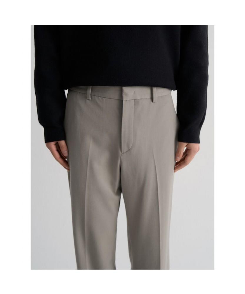 8SECONDS [Everyday Slacks] Semi-Wide Fit Spring Slacks Beige
