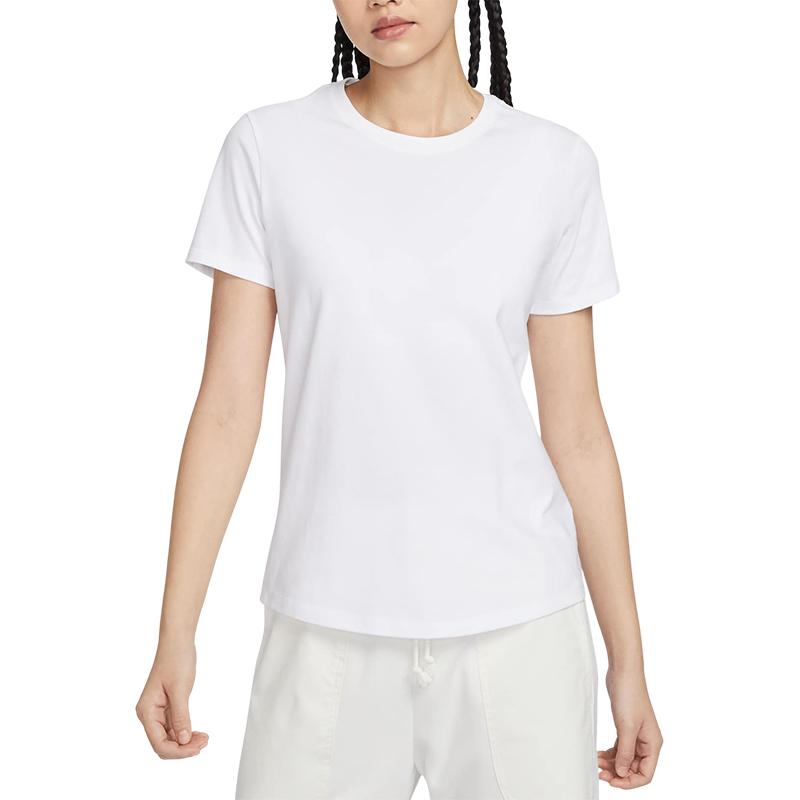 Nike T Shirts Women's White Crew Neck Moderate FJ7129-100