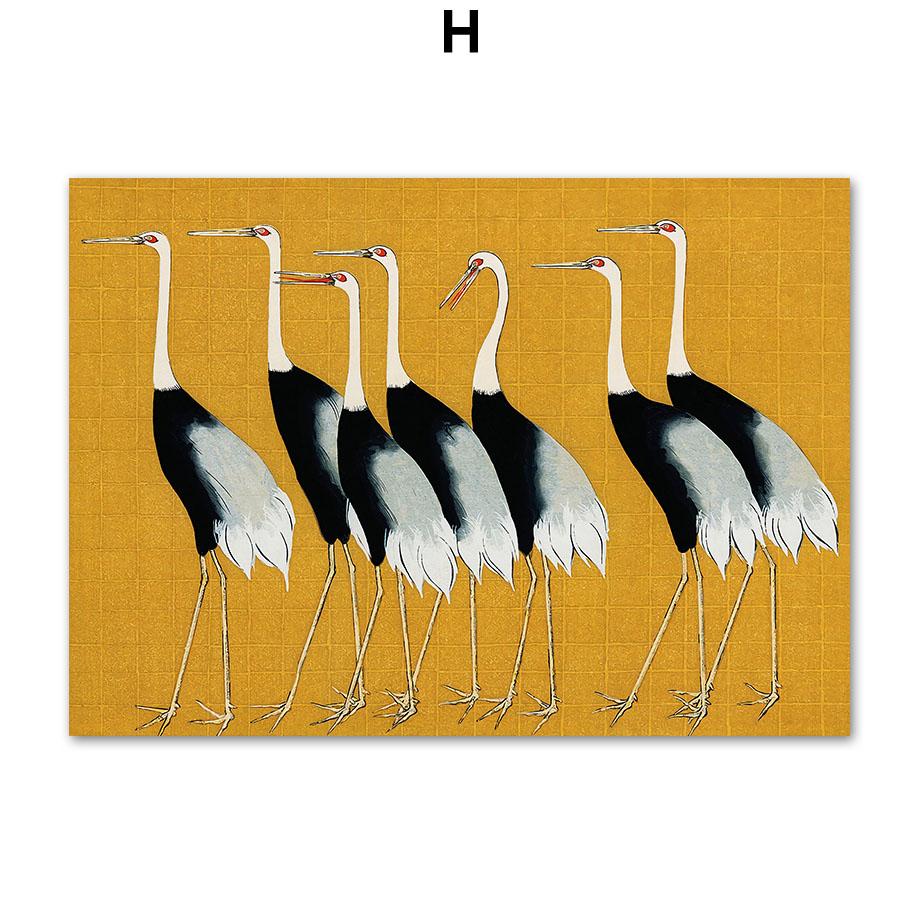 Лотос, рыба, журавль, Анри Матисс, постеры и принты, настенная живопись на холсте для гостиной, декоративные картины в японском стиле