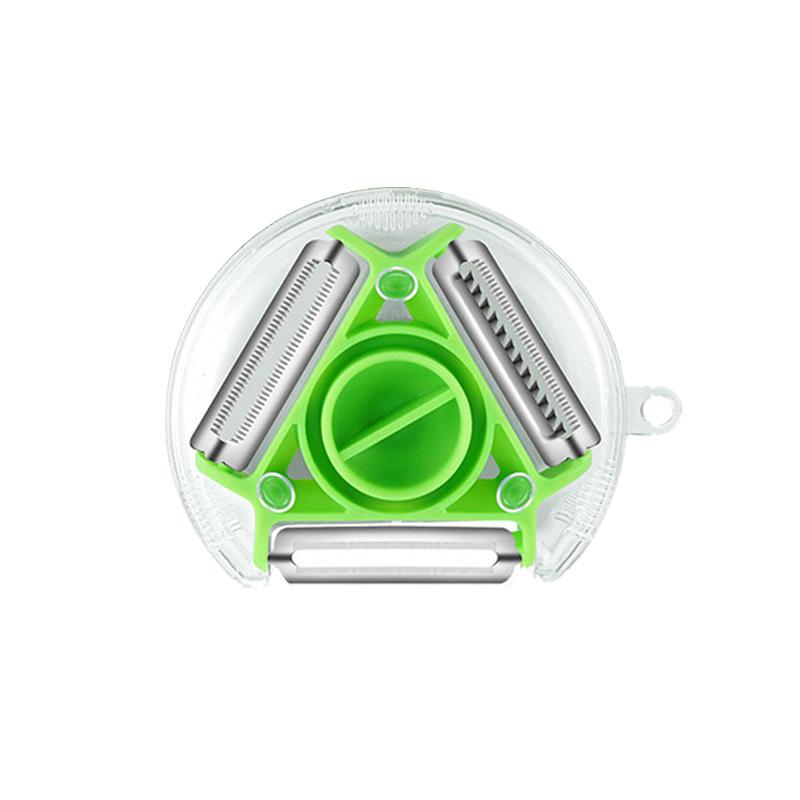 3 в 1 Magic Trio Peeler Set Slicer Овощечистка из нержавеющей стали Измельчитель Жульен Резак Multi Peel Blade Терка для Зестера Кухонный инструмент