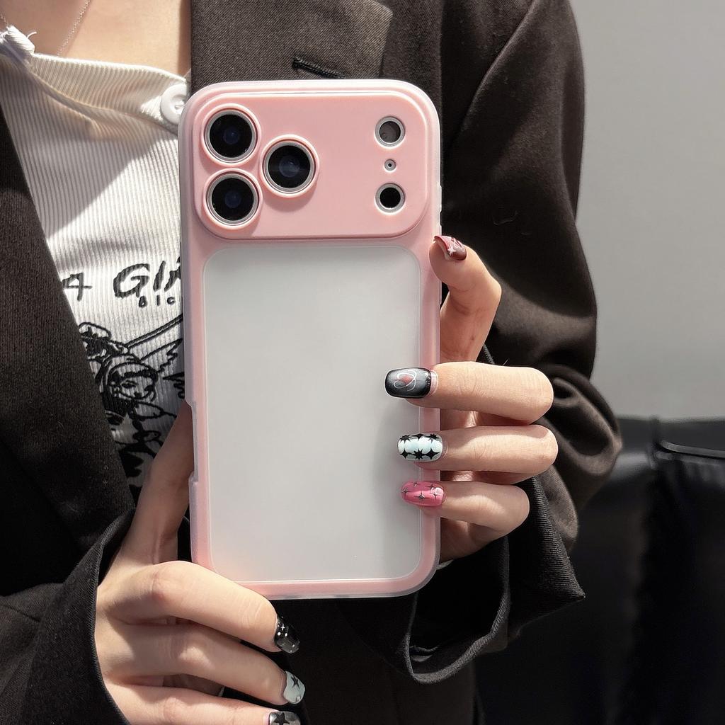 Dual-color two-in-one for skin sensation Case For iPhone 17 Air 16 Pro Max Plus 15 14 13 Matte Soft Bumper Shockproof Cover