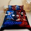 Duvet Cover Sonic Anime Lovers Gift Microfiber Material Soft and Comfortable New Design Boy Girl Room Decoration Single Double
