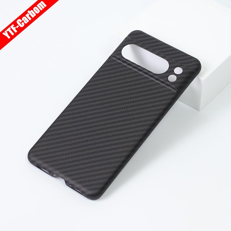 YTF-Carbon Чехол из углеродного волокна для Google Pixel 8 Pro Ударопрочный дизайн корпуса из арамидного волокна Чехол для телефона Pixel 8 Чехол для телефона 8A