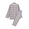 Cotton Flannel Pajama Set Womens Mens Loungewear Soft Warm Sleepwear Fall Winter