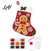 Christmas Stocking Making Supplies DIY Rhinestone Festive Patterns 6 Painting Kit Crafts with Resin Holiday