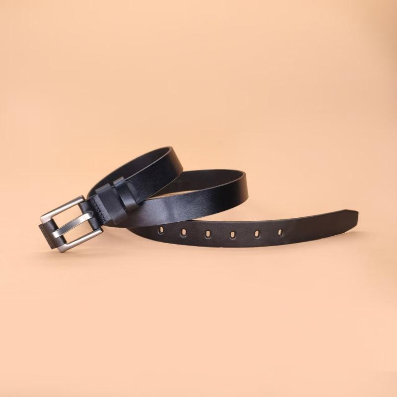 Простой женский ремень первого слоя, универсальный ремень, женский изящный декоративный модный ремень с пряжкой