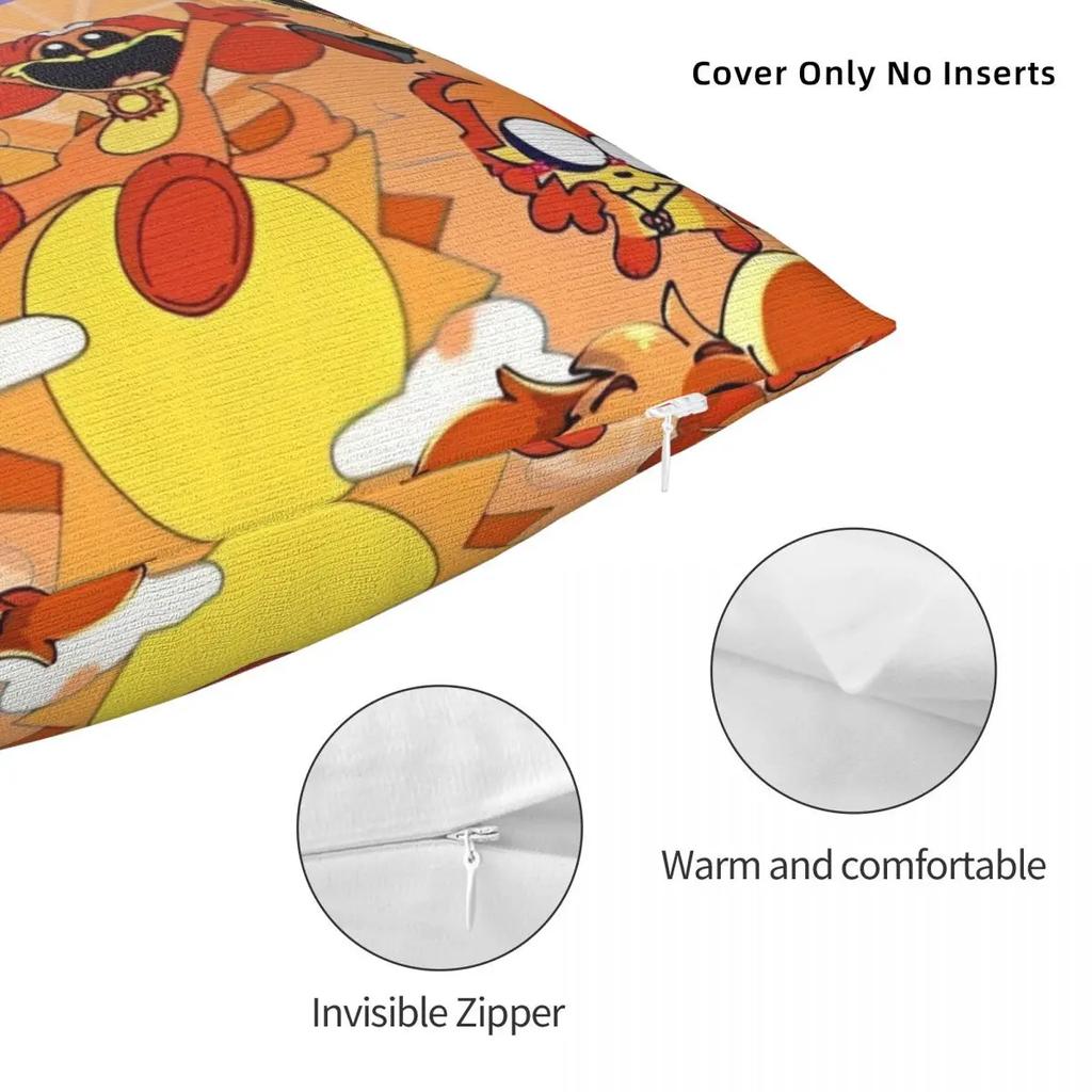 Смеющийся Catnap Dogday Наволочка для малышей Наволочка для подушки из полиэстера с принтом Подарок Мультяшная Игровая Наволочка для декоративной подушки Чехол для стула 45 см