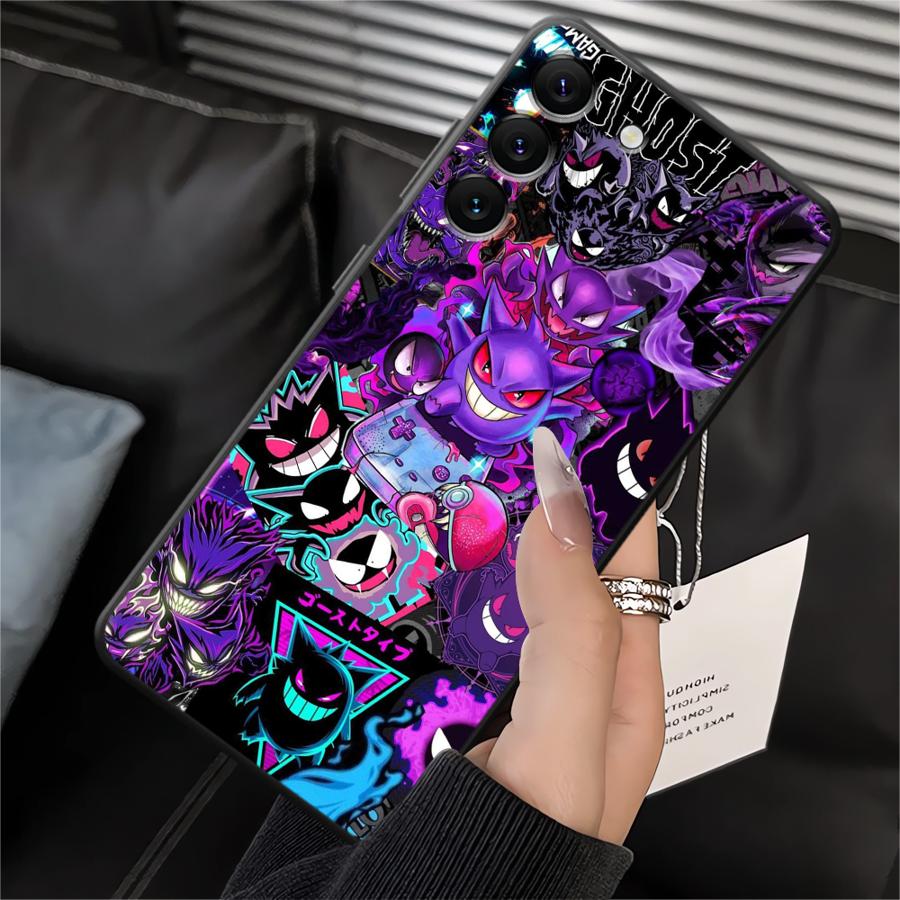 Чехол Pokemon Gengar для Samsung Galaxy A70 A04 A13 A20 A17 A50 A15 A16 A40 A05 A12 A06 Funda Чехол для телефона