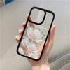 Роскошный Усовершенствованный Чехол с Розами для iPhone 17 Air 16 15plus 14 13 12 11 Pro Max Прозрачная Стильная Крышка Элегантная Защитная Funda
