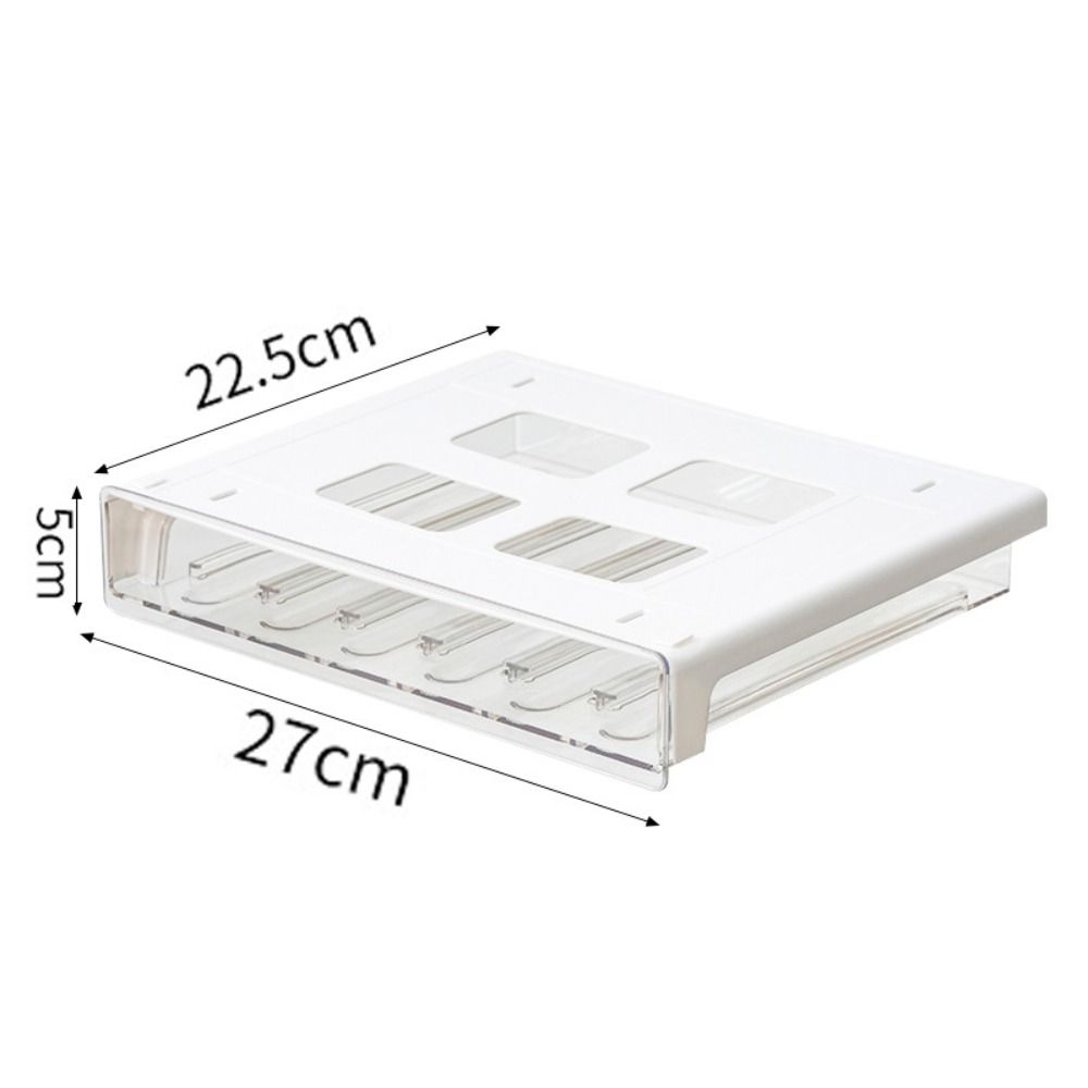 Storage Drawer Storage Box Slide Rail Storage Rack PET Drawer Coffee Capsule Holder  Home