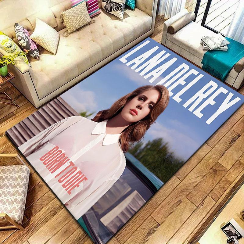 Ковер Lana Del Rey для гостиной, спальни, дома, украшение для дивана, нескользящий коврик для детских игр