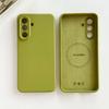 Магнитный чехол из жидкого силикона для Samsung Galaxy S26 S25 Ultra S24 S23 S22 Plus A16 A54 A55 A56 5G, ударопрочный мягкий чехол