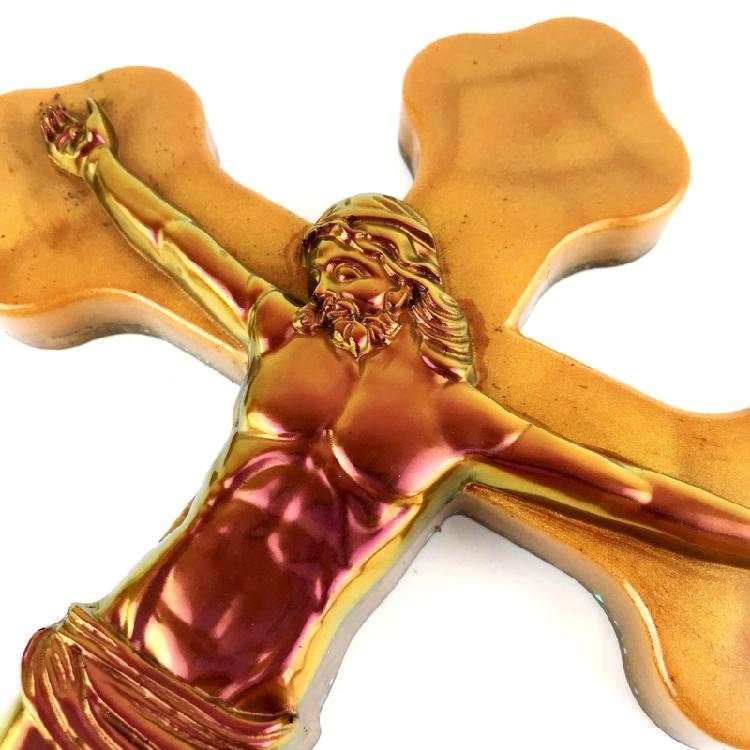 Stereo Cross Epoxy Casting Mould for Wall Hanging Mount Decor DIY Crafts