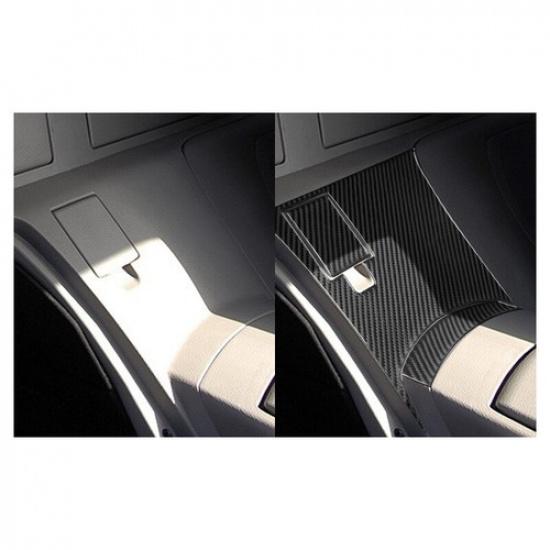 3 шт. Наклейка на крышку центральной консоли сзади, углеродное волокно, для Nissan 350Z 2003-2005