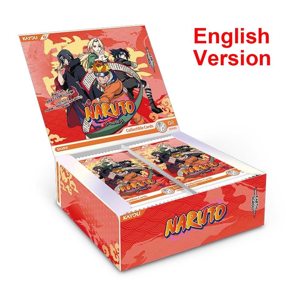 KAYOU Genuine Naruto Cards Chapter JIN 1 English Version Global Ninja Naruto Collectible Cards Official Anime Collection Card