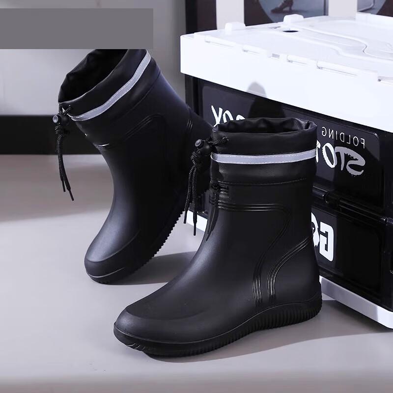 Lang Tan Men's Waterproof Rain Boots