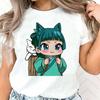 Kusuriya No Hitorigoto T-shirt Girl Vintage Psychedelic Kawaii T Shirt Classic Comfortable Retro Streetwear Breathable Women