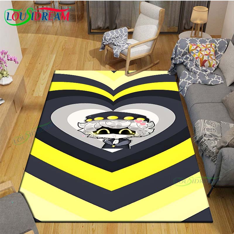Hot Cartoon Murder Drone Floor Mat INS Style Soft Bedroom Floor House Laundry Room Mat Anti-skid Household Carpets Gift