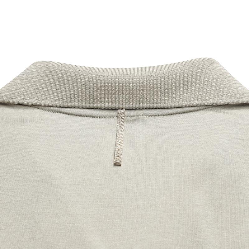 Fila Серия Milano Модный Классический Ретро Повседневный Универсальный Удобный Вязаный Свободный Короткий Рукав Рубашка-Поло Мужские топы Пепельно-Серый F11M625136FGY
